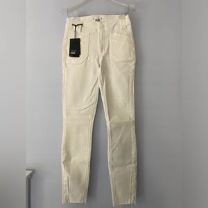 NWT Paige Women’s Hoxton Ankle Skinny Jeans Crisp White Size 23